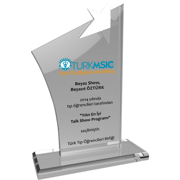 EKT-100 Kristal Plaket EKT-100 Kristal Plaket