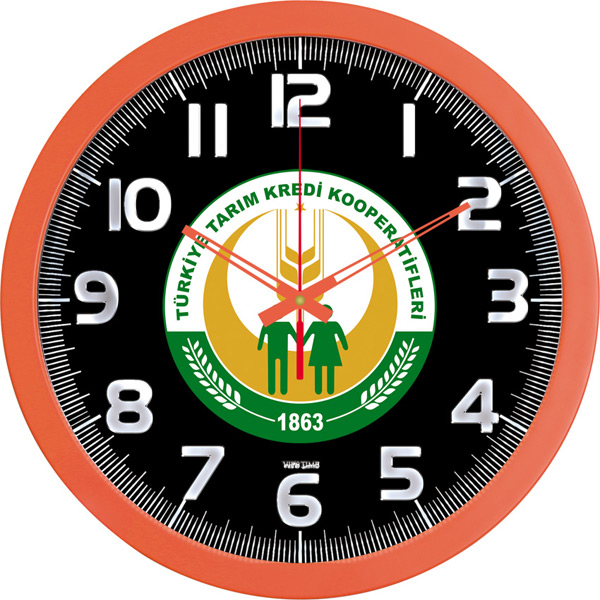 V30-733-TR Plastik Duvar Saati